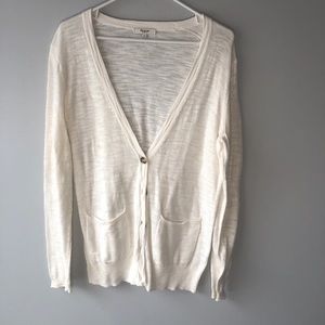 Madewell Cream Cardigan